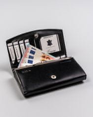 Rovicky Dámská kožená peněženka s vyraženou klopou