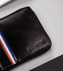 Peterson Dámská peněženka-peněženka z přírodní kůže se zapínáním na zip