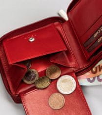 Peterson Dámská peněženka-peněženka z přírodní kůže se zapínáním na zip