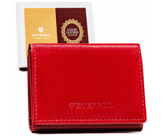 shumee Dámská malá kožená peněženka na patentku - Peterson
