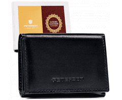 shumee Dámská malá kožená peněženka na patentku - Peterson