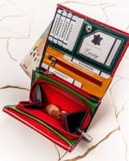 4U Cavaldi Klasická dámská kožená peněženka na patentku