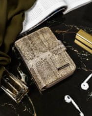 Lorenti Dámská kožená peněženka se systémem RFID Protect, zapínání na patentku ti