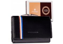 shumee Dámská kožená peněženka s RFID systémem, zapínání na háček - Peterson