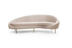 Atelier Del Sofa 3-místná pohovka Eses Right - Beige, Béžová