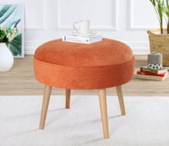 Atelier Del Sofa Taburet Romley - Orange, Oranžová