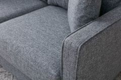 Atelier Del Sofa Rohová sedací souprava Eva Left - Grey, Šedá