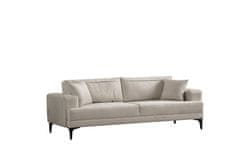 Atelier Del Sofa 3-místná pohovka Astana 3 Seater - Ecru, Okrová