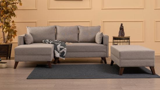 Atelier Del Sofa Rohová sedací souprava Bella Corner Sofa Left 2 - Cream, Krémová