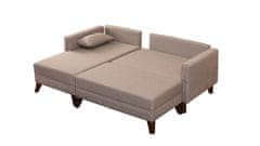 Atelier Del Sofa Rohová sedací souprava Bella Corner Sofa Left 2 - Cream, Krémová