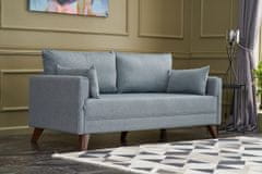 Atelier Del Sofa 2-místná pohovka Bella Soft İkili Koltuk - Blue, Modrá