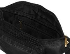 Peterson Pánská kožená taška do pasu s přední kapsou