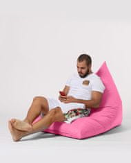 Atelier Del Sofa Zahradní sedací vak Pyramid Big Bed Pouf - Pink, Růžová