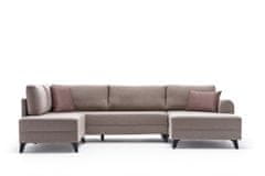 Atelier Del Sofa Rohová sedací souprava Belen - Cream, Krémová