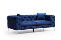 Atelier Del Sofa 2-místná pohovka Como - Navy Blue, Modrá