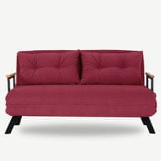 Atelier Del Sofa 2-místná pohovka Sando 2-Seater - Maroon, Kaštanová