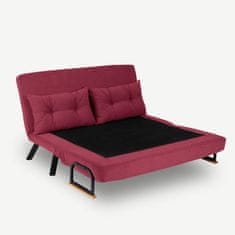 Atelier Del Sofa 2-místná pohovka Sando 2-Seater - Maroon, Kaštanová