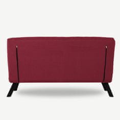 Atelier Del Sofa 2-místná pohovka Sando 2-Seater - Maroon, Kaštanová