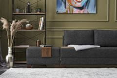 Atelier Del Sofa Rohová sedací souprava Fly Right - Anthracite, Antracitová