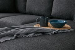 Atelier Del Sofa Rohová sedací souprava Eva Right - Anthracite, Antracitová