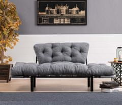 Atelier Del Sofa 2-místná pohovka Nitta - Grey, Šedá