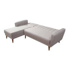 Atelier Del Sofa Rohová sedací souprava Aqua Corner Left - Cream, Krémová