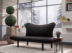 Atelier Del Sofa 2-místná pohovka Chatto - Black, Černá