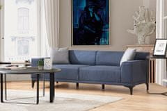 Atelier Del Sofa 3-místná pohovka Petra 3 - Blue, Modrá