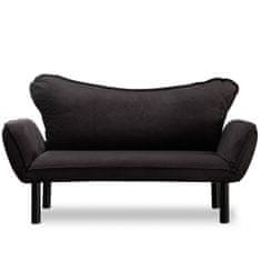 Atelier Del Sofa 2-místná pohovka Chatto - Black, Černá