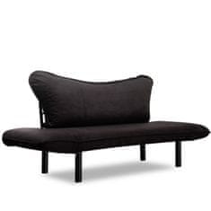 Atelier Del Sofa 2-místná pohovka Chatto - Black, Černá