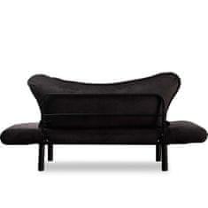 Atelier Del Sofa 2-místná pohovka Chatto - Black, Černá