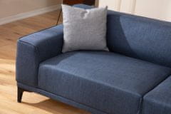 Atelier Del Sofa 3-místná pohovka Petra 3 - Blue, Modrá