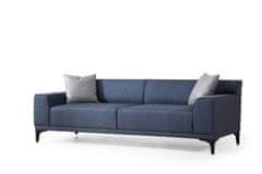 Atelier Del Sofa 3-místná pohovka Petra 3 - Blue, Modrá