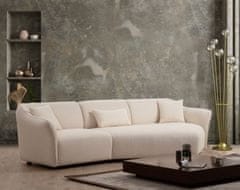 Atelier Del Sofa Rohová sedací souprava Mentıs Corner 6 (L1+2Xr), Krémová