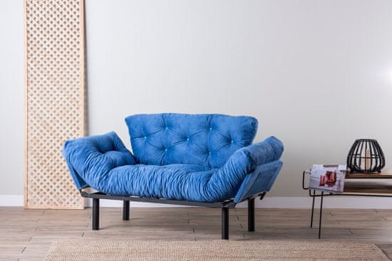 Atelier Del Sofa 2-místná pohovka Nitta - Blue, Modrá