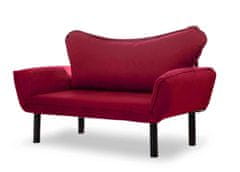 Atelier Del Sofa 2-místná pohovka Chatto - Maroon, Kaštanová