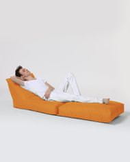 Atelier Del Sofa Zahradní sedací vak Siesta Sofa Bed Pouf - Orange, Oranžová