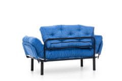 Atelier Del Sofa 2-místná pohovka Nitta - Blue, Modrá