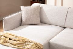 Atelier Del Sofa Rohová sedací souprava Belissimo Left - Off White, Bílá