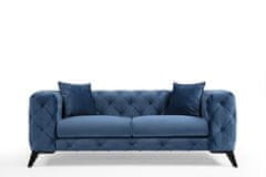 Atelier Del Sofa 2-místná pohovka Como 2 Seater - Blue, Modrá