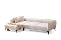 Atelier Del Sofa Rohová sedací souprava Belissimo Left - Off White, Bílá