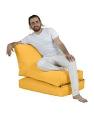 Atelier Del Sofa Zahradní sedací vak Siesta Sofa Bed Pouf - Yellow, Žlutá