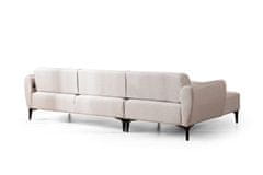 Atelier Del Sofa Rohová sedací souprava Belissimo Left - Off White, Bílá