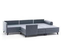 Atelier Del Sofa Rohová sedací souprava Belen - Blue, Modrá