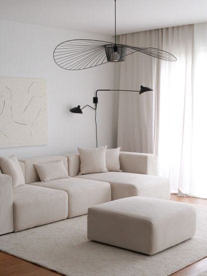 Atelier Del Sofa Taburet Yolo - White, Bílá