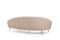 Atelier Del Sofa 3-místná pohovka Eses Left - Beige, Béžová