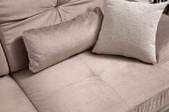 Atelier Del Sofa Rohová sedací souprava Frido Corner Right (L3+Chl) - Beige, Béžová