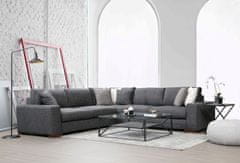 Atelier Del Sofa Rohová sedací souprava Loop 7, Antracitová