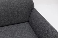 Atelier Del Sofa Rohová sedací souprava Eddy Corner 2 (3L-C-3R) - Dark Grey, Tmavá Šedá