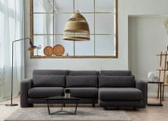 Atelier Del Sofa Rohová sedací souprava Lily Corner Right Grey, Šedá